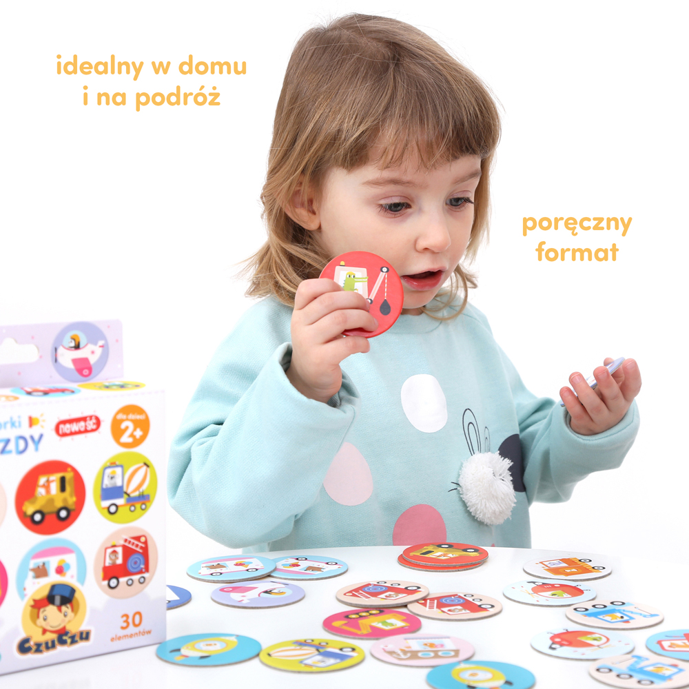 Memorki Pojazdy 30 Elementów CzuCzu Minimalny wiek dziecka 2