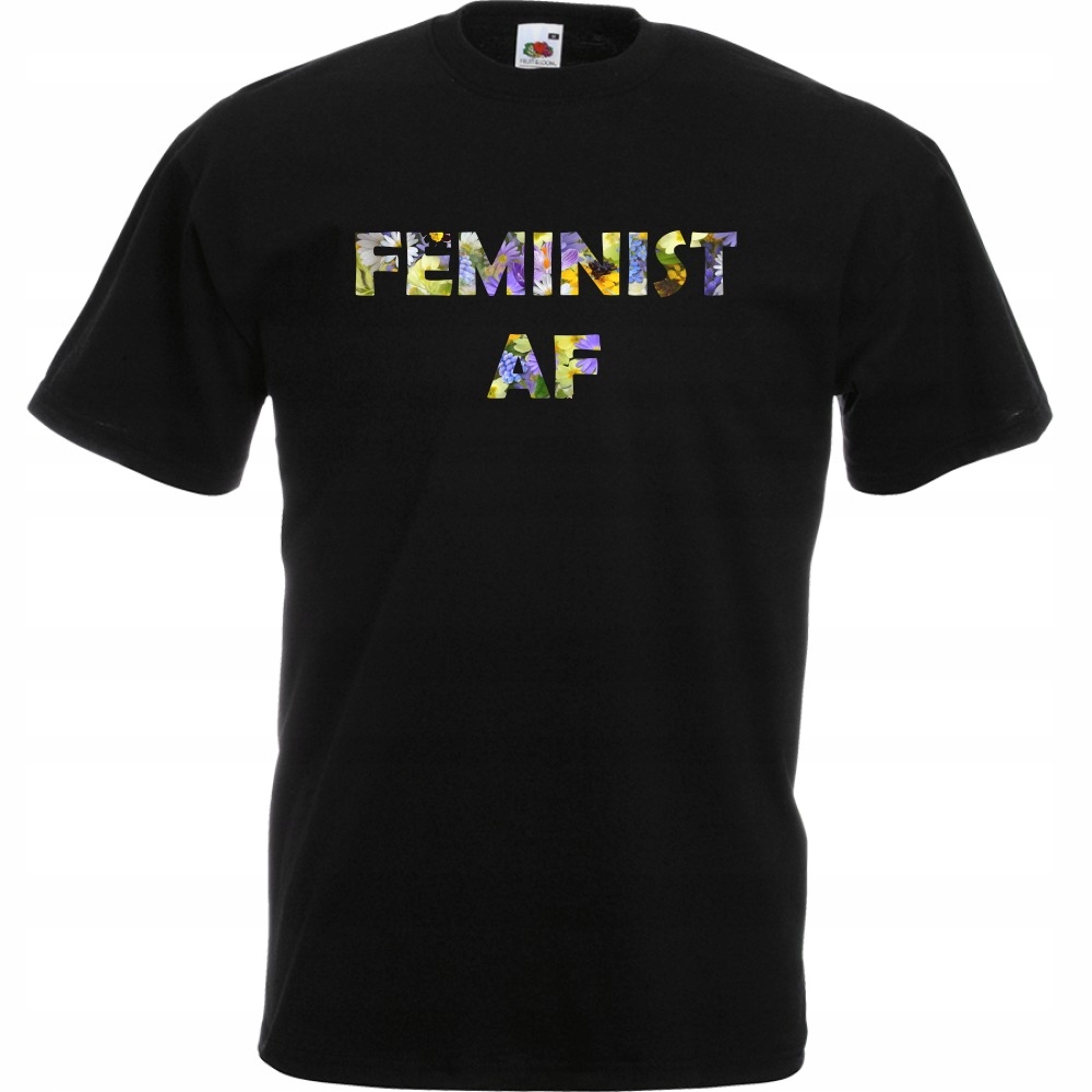 

Koszulka feminist af feministka XL czarna