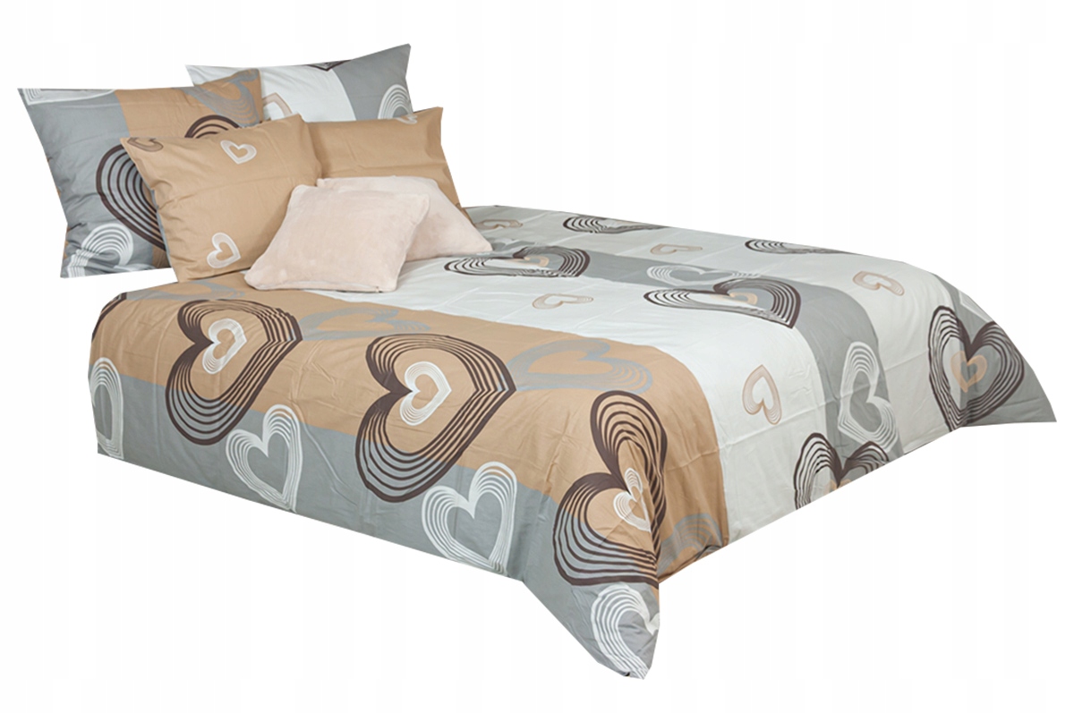 Pościel 140x200 Elway 100% komplet Bawełna satynowa Nowe 8054