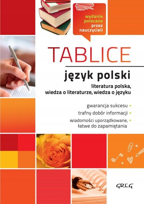 Tablice Język polski. Literatura polska. Greg