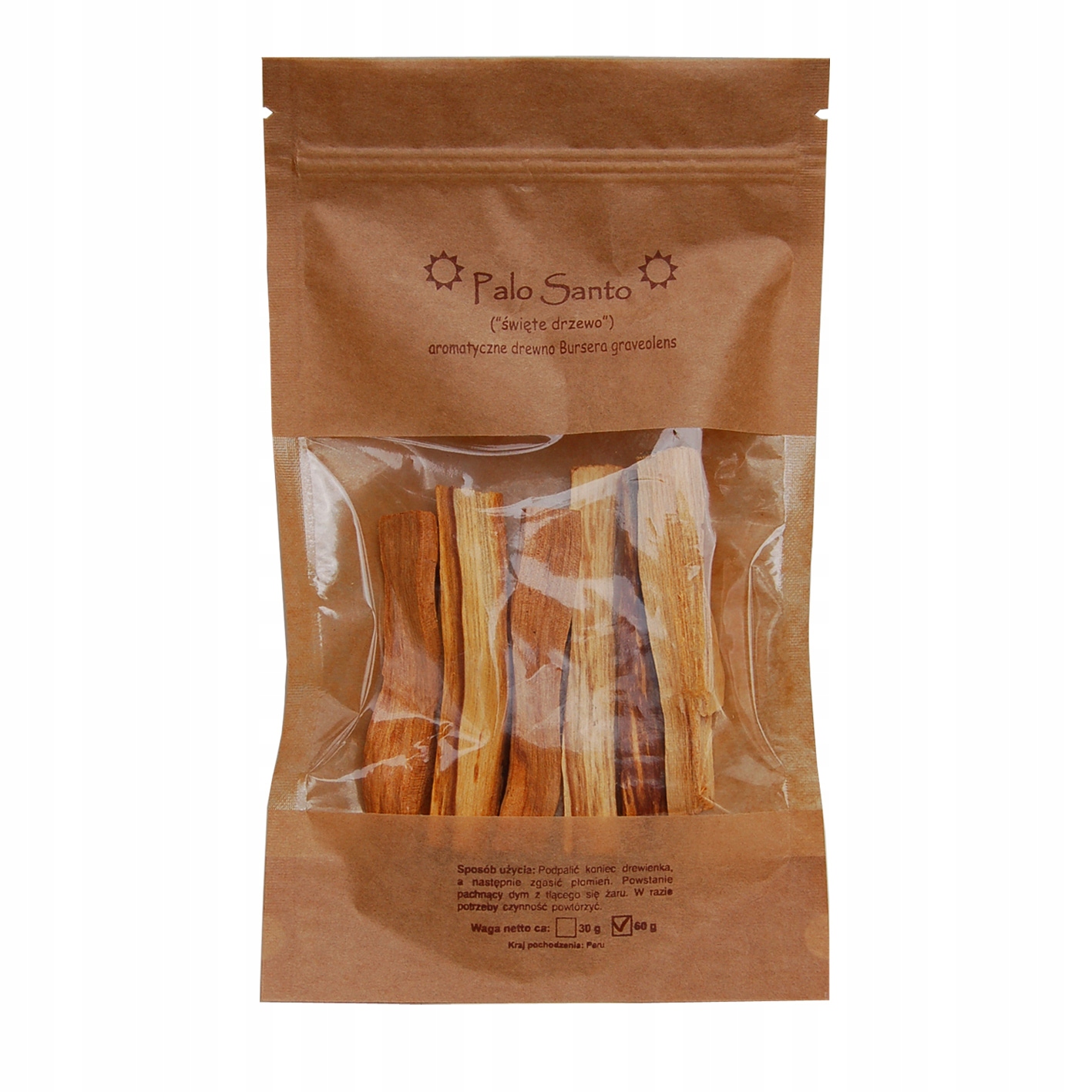 

Palo Santo 60g Święte Drzewo Gatunek I