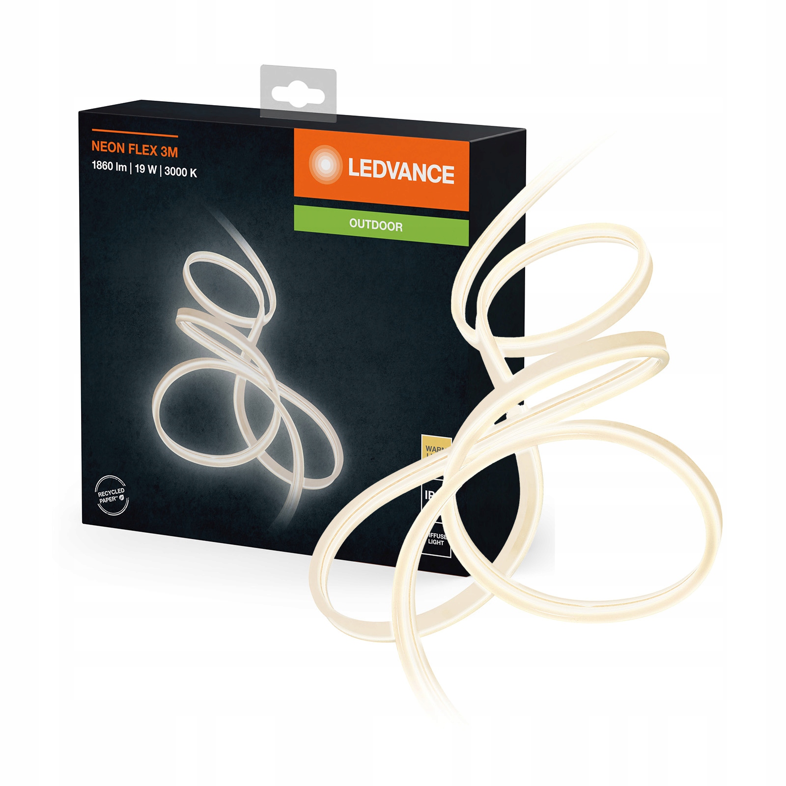 Led pásek Dekorativní dekorační pásek 3m 19W 3000K IP44 Neon Flex Ledvance