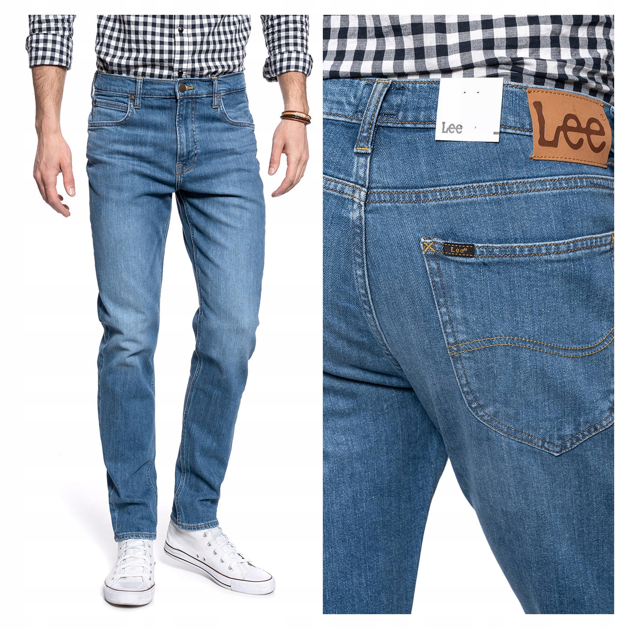 Pánské jednoduché džínové kalhoty Lee Austin 38/30