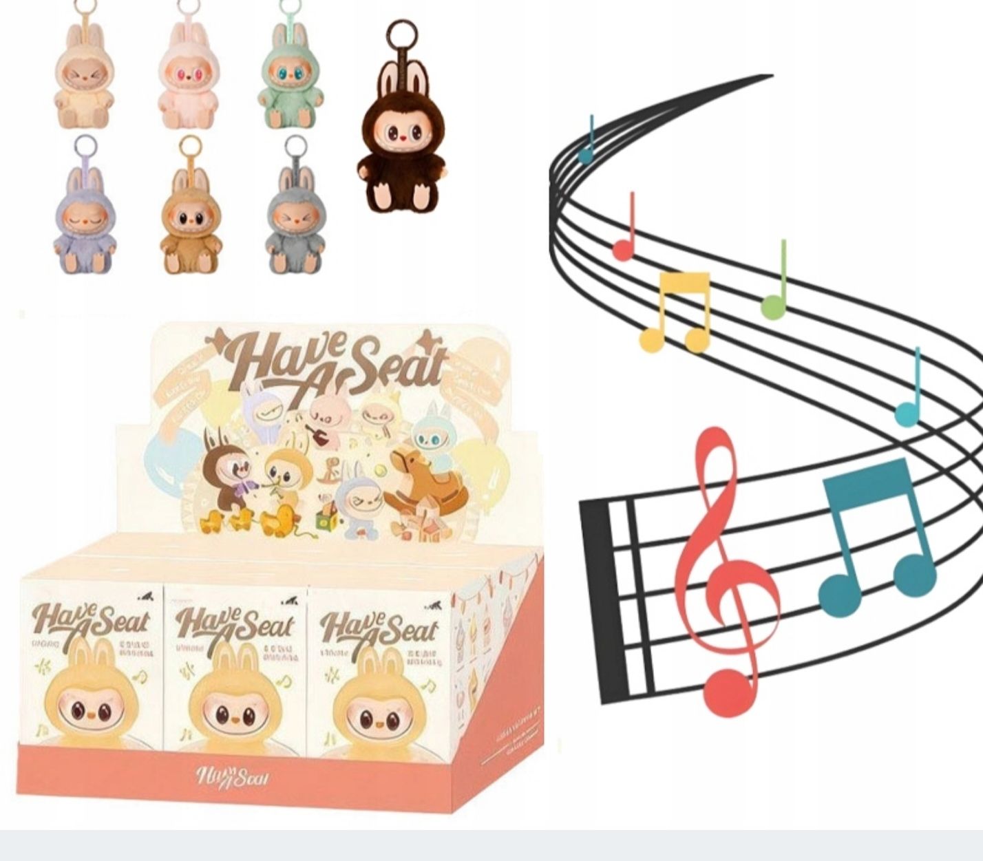 Labubu Sześć Sztuk w Jednym Pudełku - Niska cena na Allegro