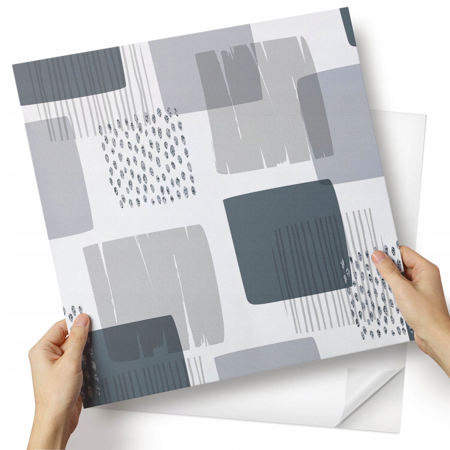 Balíček Pvc vinylových panelů Abstraktní geometrické tvary 4x50x50 cm