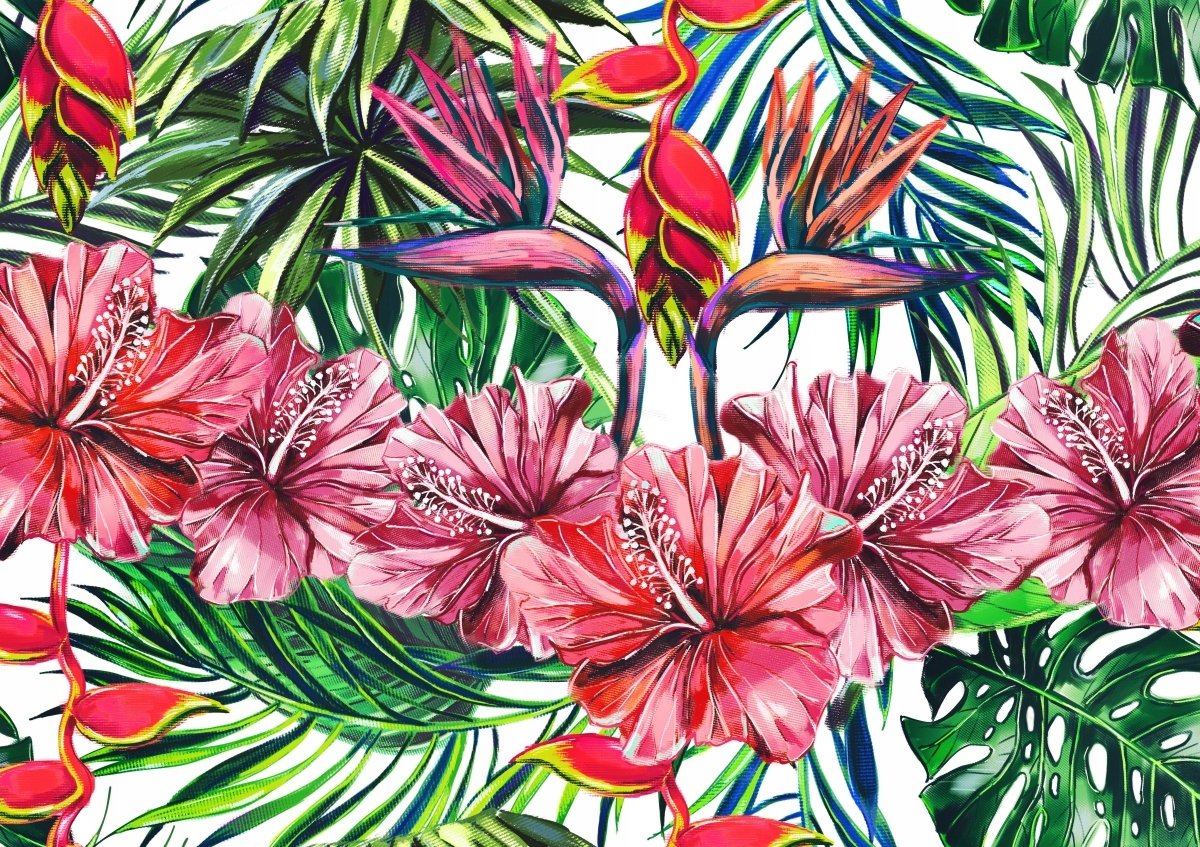 

Fototapeta Flizelina Wzór dżungli - 312x219