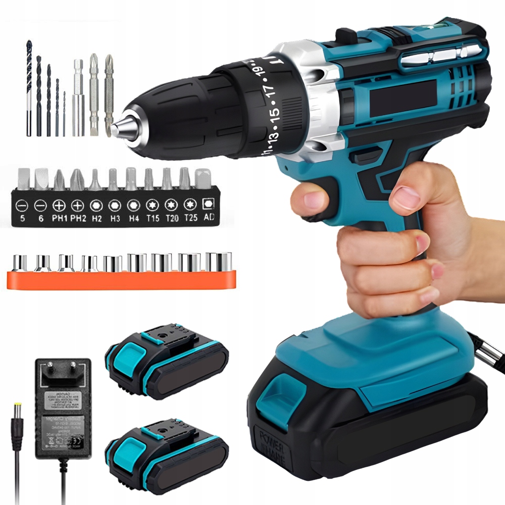 Aku Vrtačka Akumulátorový 20V Kufr 2AKU