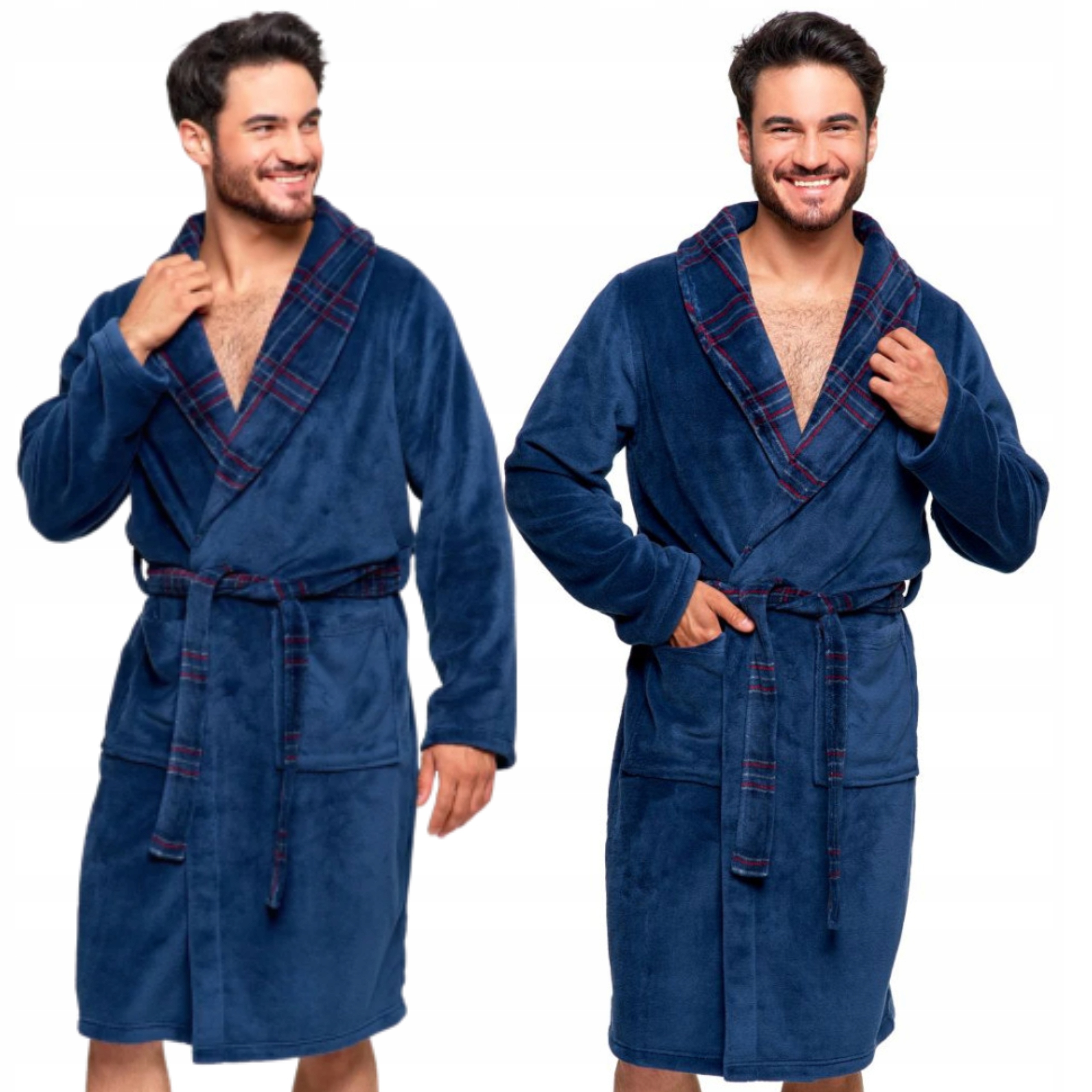 Elegantní pánský dlouhý měkký teplý župan s příjemným zavazováním Moraj M