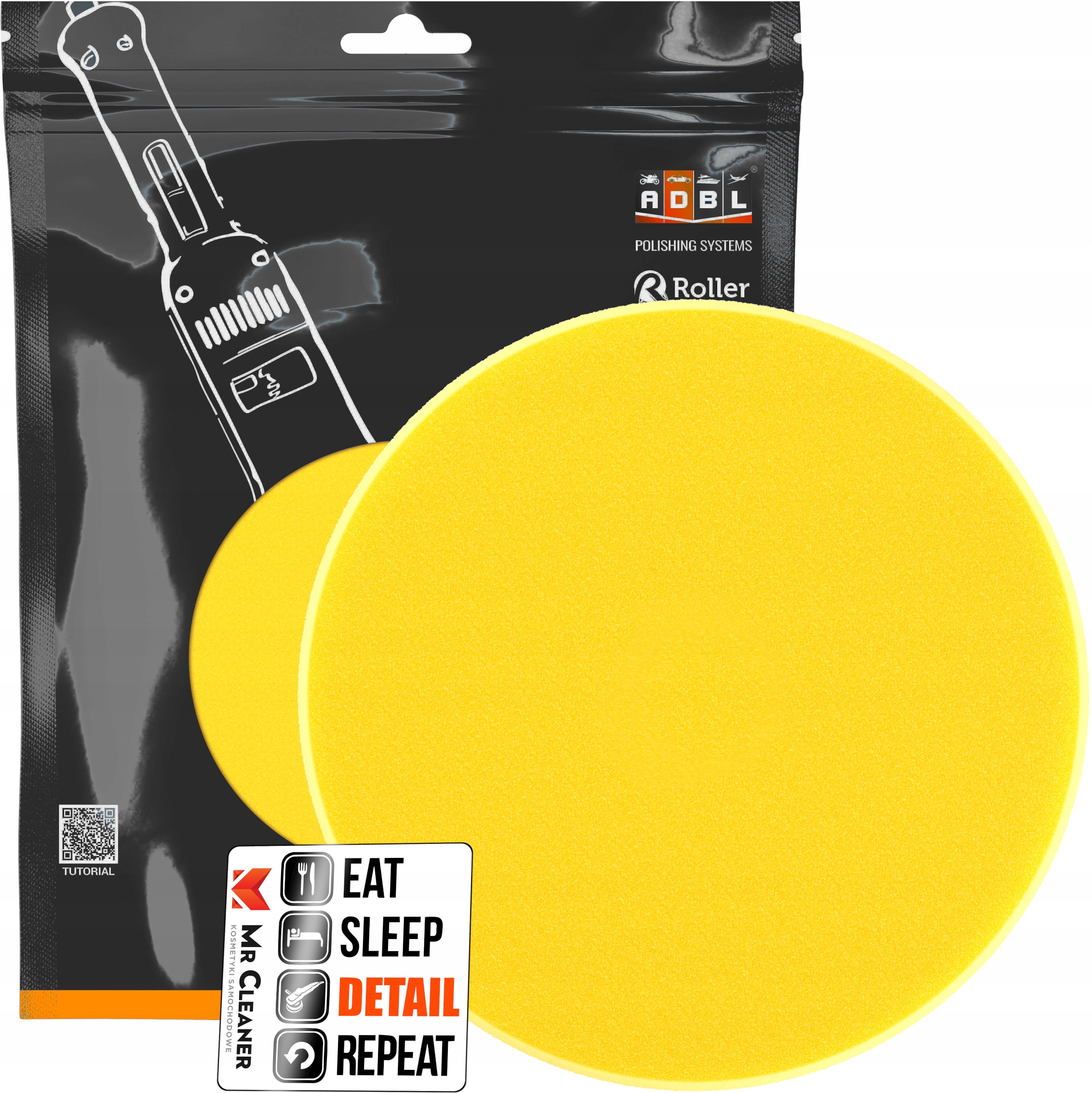 

Adbl R-Polish Średni pad polerski gąbka 135/150 mm