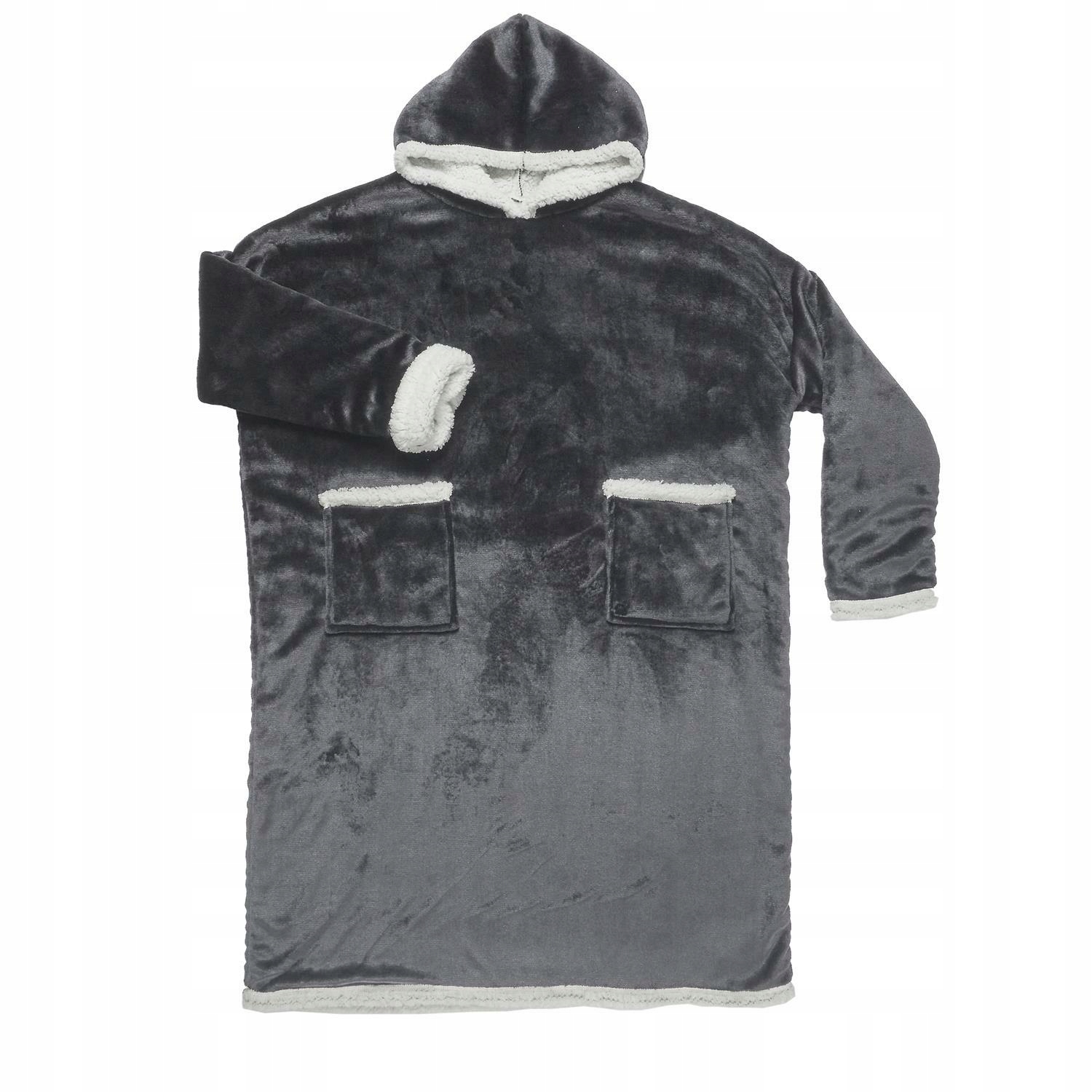 Mikina dlouhá/snuddie šedá