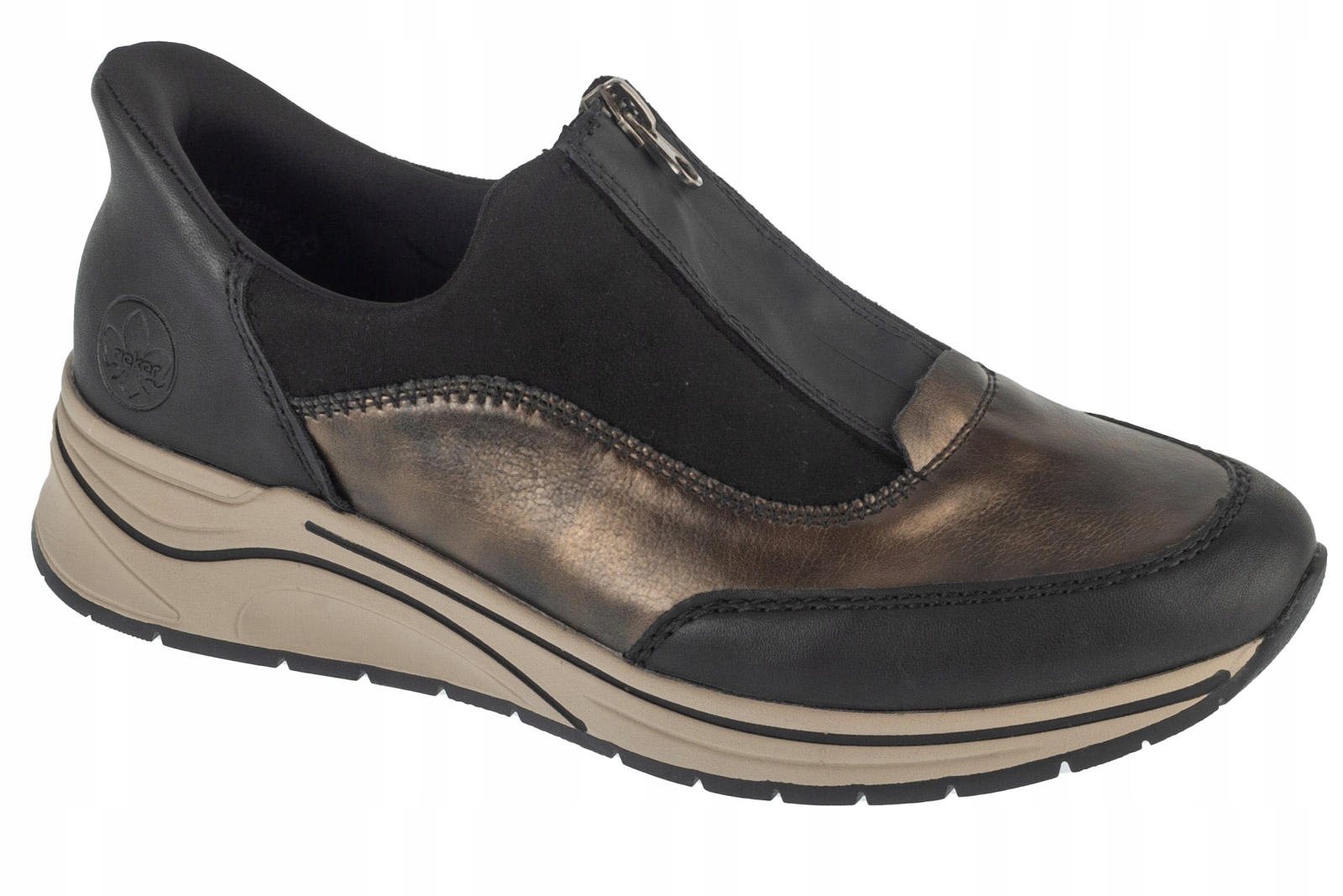 Rieker Shoes [39] Dámské polobotky Černá