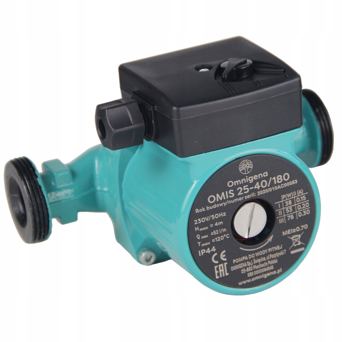 

Pompa obiegowa Omis 25-40/180 Omnigena