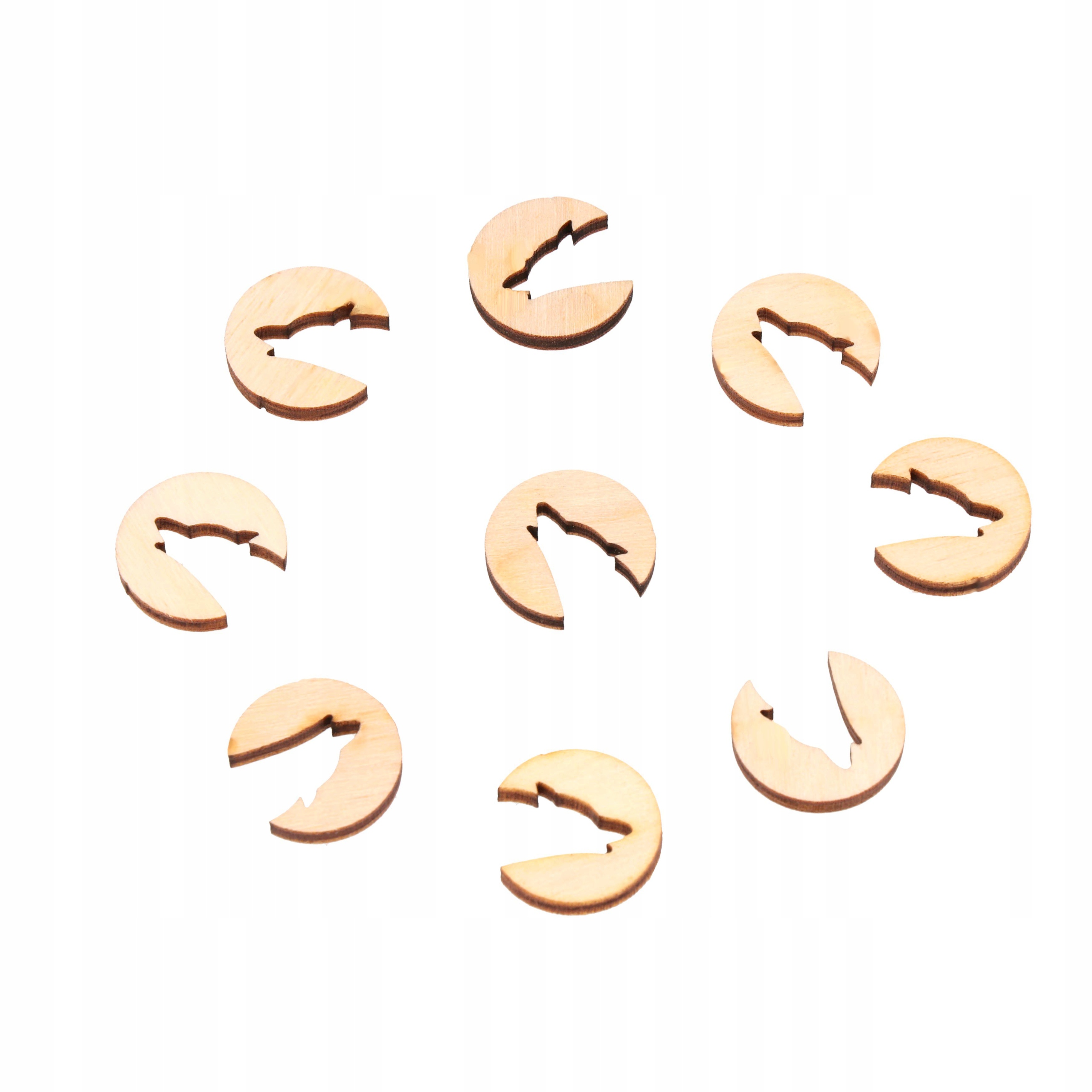 Vlk VLCI Překližky Decoupage Dekorace Pro Scrapbooking 2 cm 100sz V2