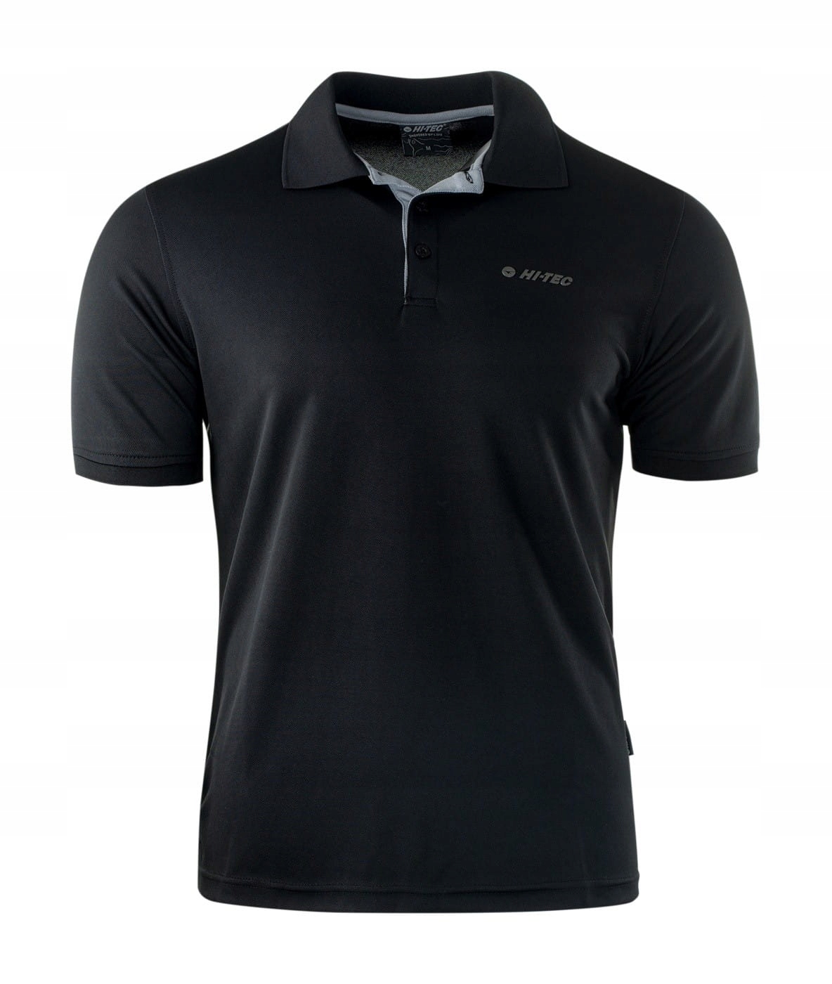 KOSZULKA MĘSKA HI-TEC SITE BLACK/SILVER KOSZULKA Z KRÓTKIM RĘKAWEM POLO XXL Marka Hi-Tec