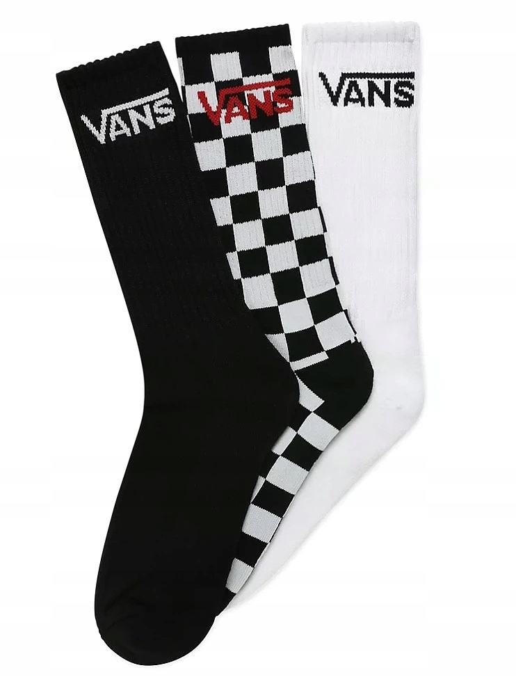 

skarpetki Vans Classic Crew 3 Pack - Black