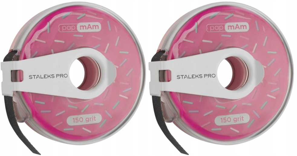 2x Staleks brusná páska Papmam Expert 150 Grit v plastové krabičce
