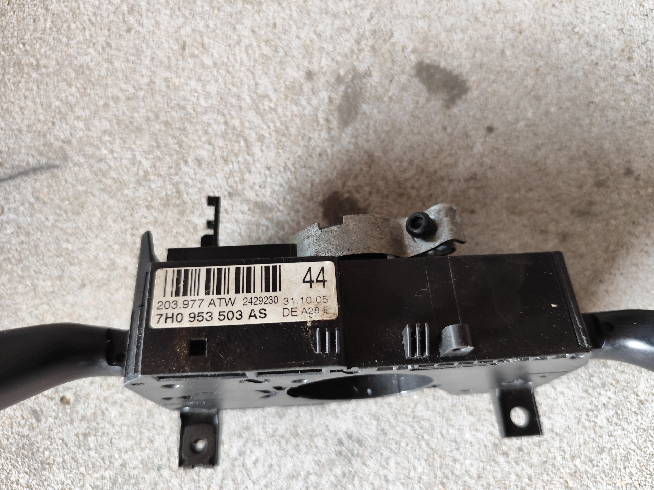 VW T5 control switch Z OBSLUGA of the dial 7H0953503AS