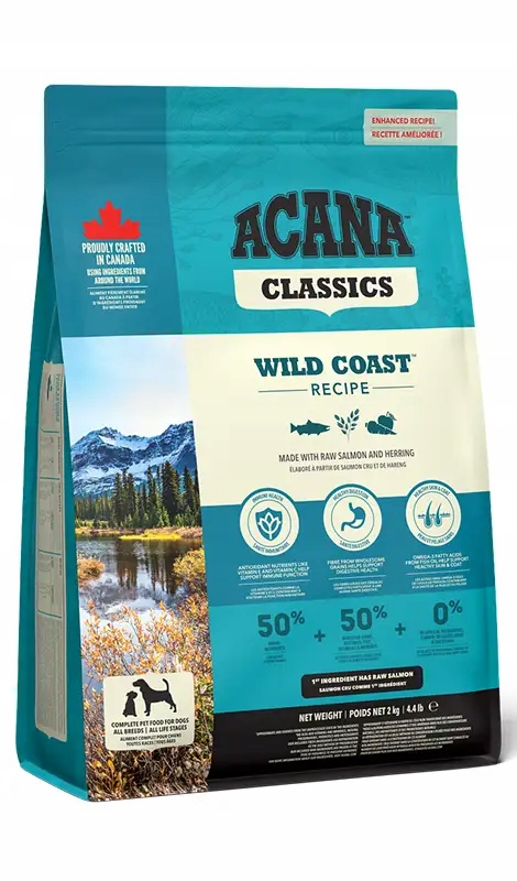 Acana Wild Coast Dog 2KG krmivo pro psa s rybou