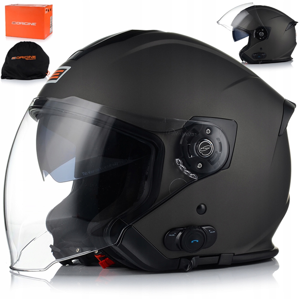 Motocyklová Prilba Origine Palio Bt Otvorená, Vstavaná, Bluetooth Interkom