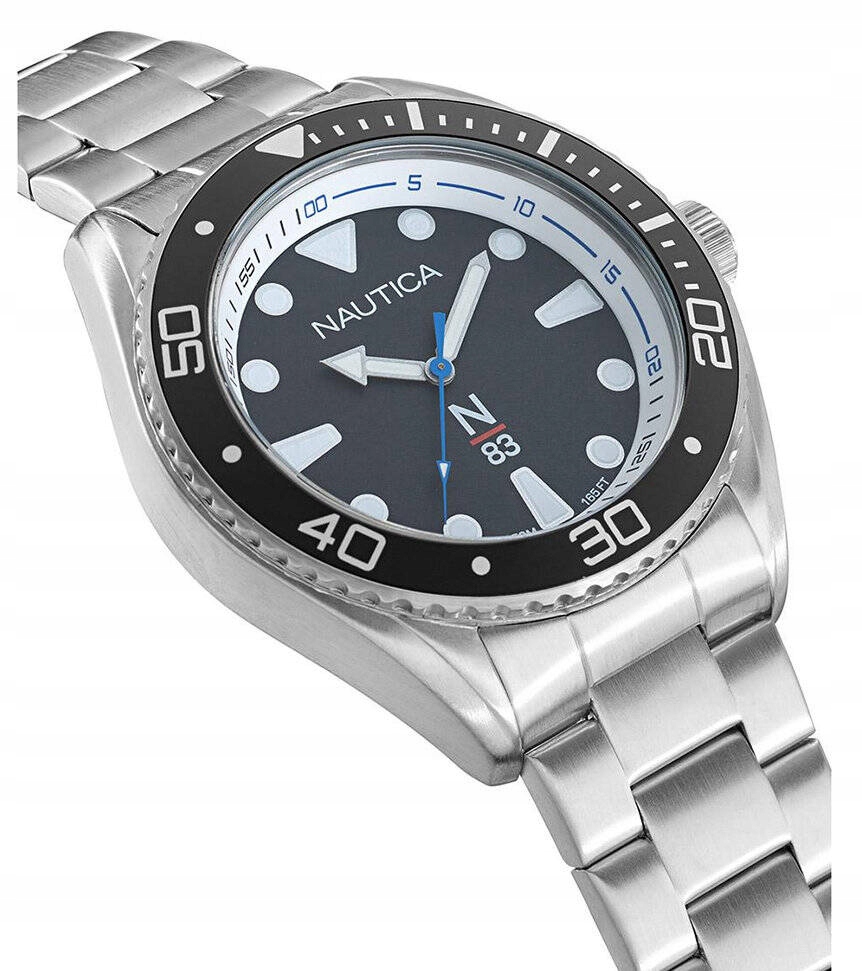 Pánské Ocelové Vodotěsné Hodinky Nautica N83 NAPFWF117 50 M Finn World