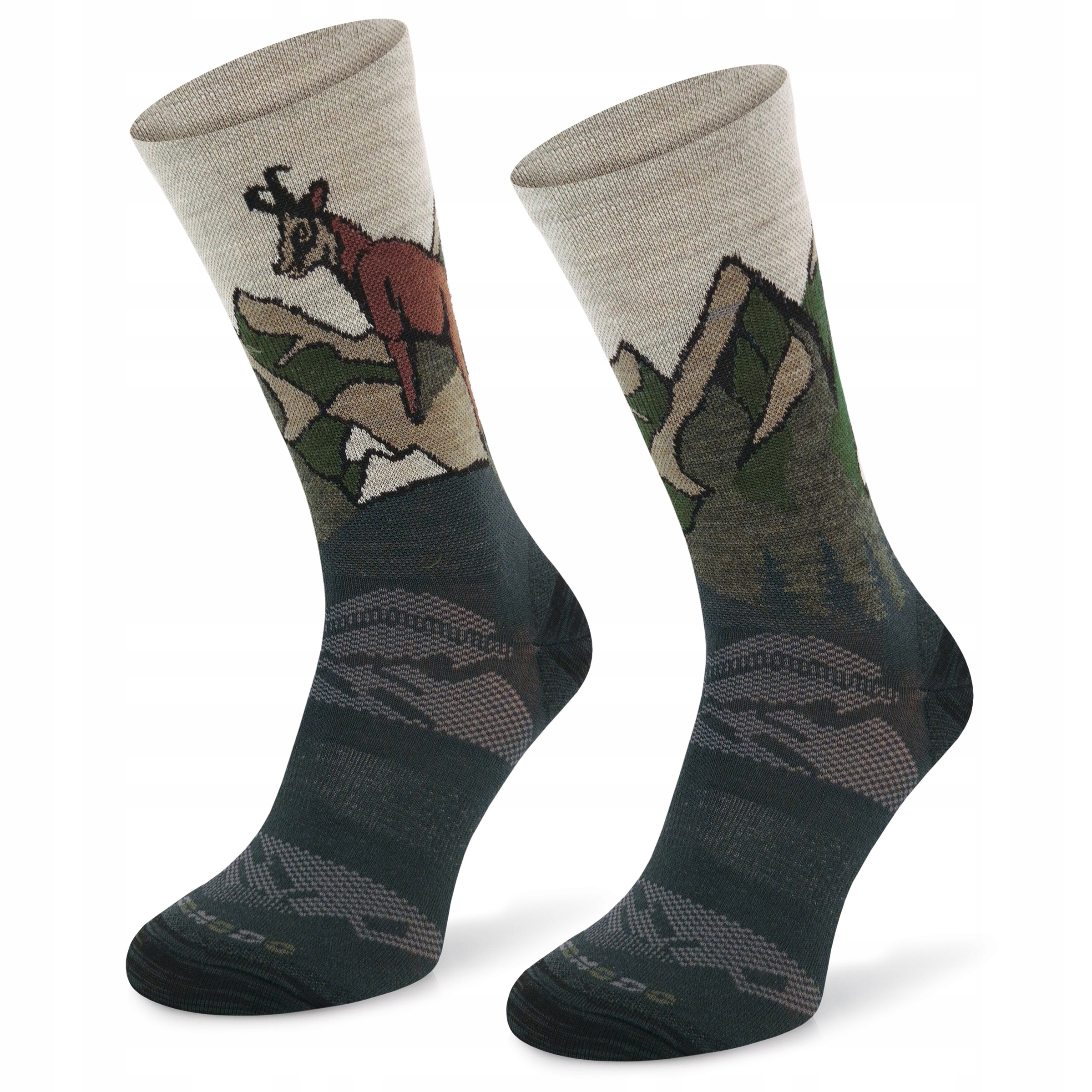 Trekkingowe skarpety termoaktywne na lato 67% merino Comodo TRE32 r. 39-42