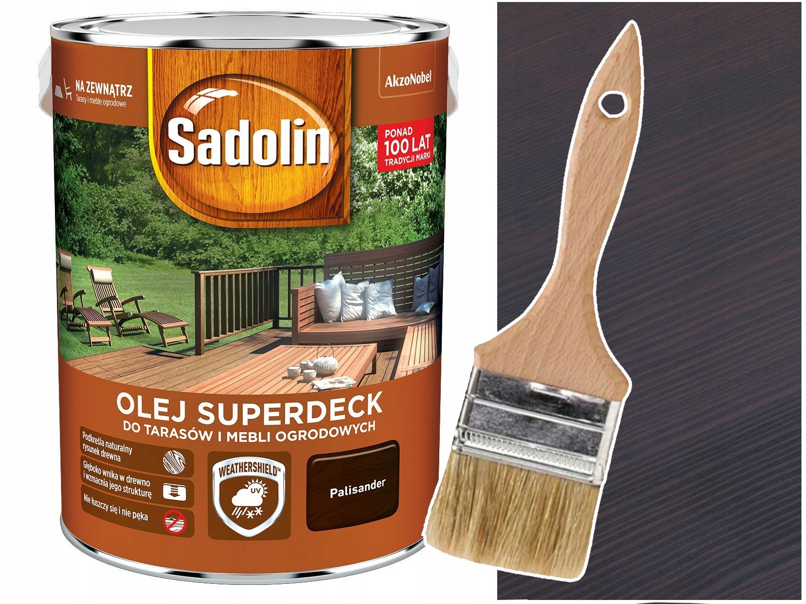 Sadolin Superdeck olej do tarasu Palisander 5L