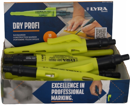 Ołówek Automatyczny Stolarski Lyra Dry Profi 10SZT