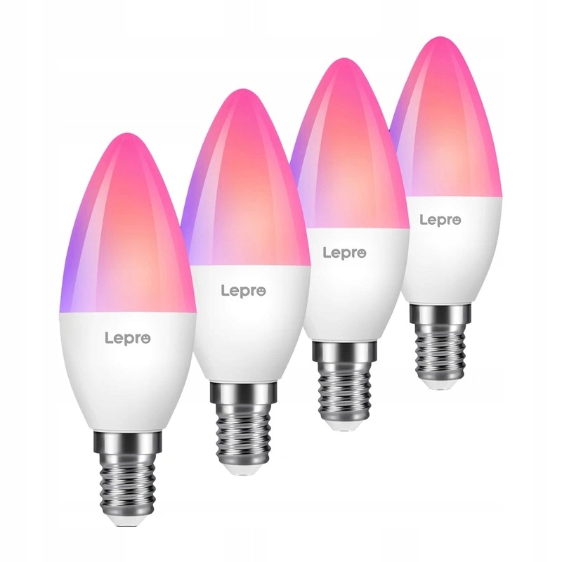 Led žárovka Lepro BC1-EU-4 C37 Rgbcw Wi-Fi
