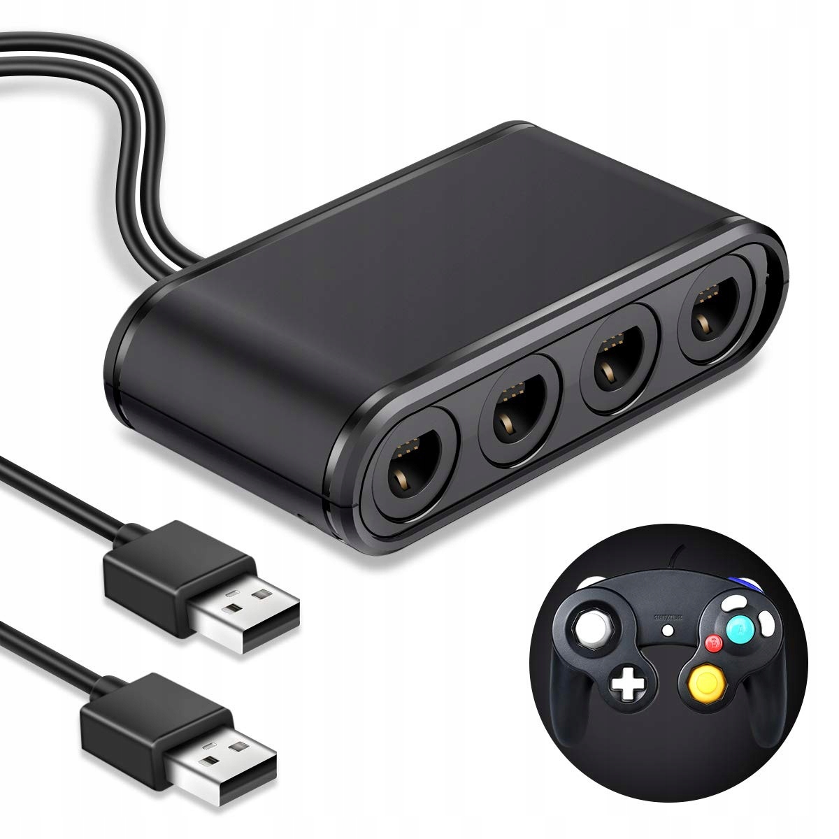 3 W 1 Gamecube Adapter do Nintendo Switch/WII U/PC Stan opakowania oryginalne