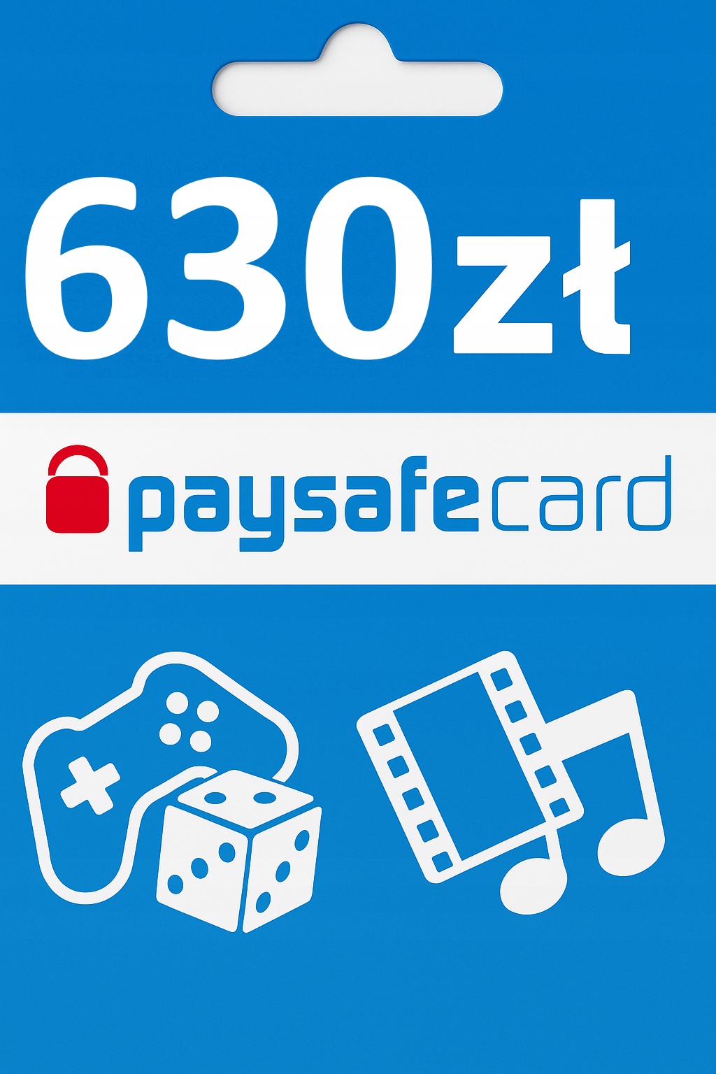 PaySafeCard 630 zł PSC Kod PIN Karta Portfel PSC