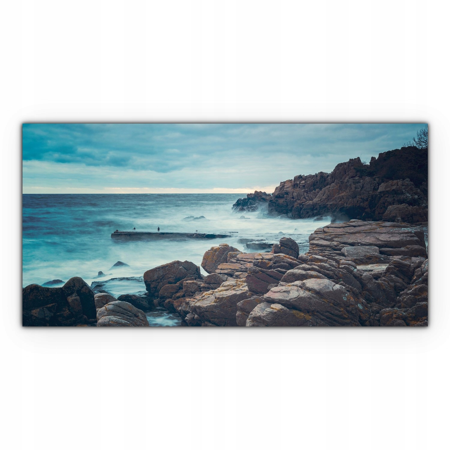 

Obraz Canvas dekoracja 100x50 Wybrzeże Ocean Skały