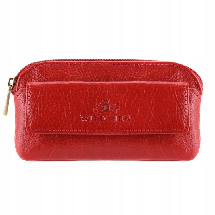 Pouzdro na klíče Wittchen Italy 21-2-265-3, přírodní kůže, červené