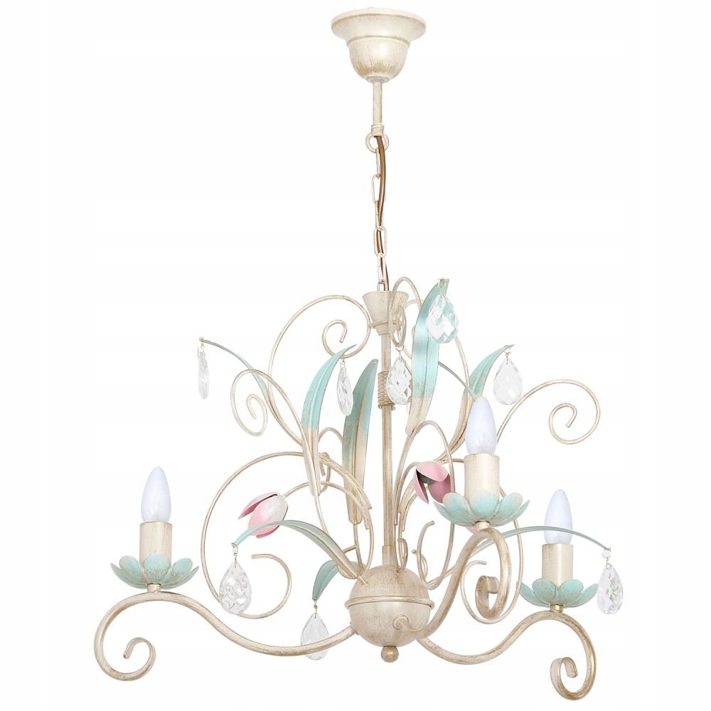 Klasický tříramenný lustr Luce 446 Luminex