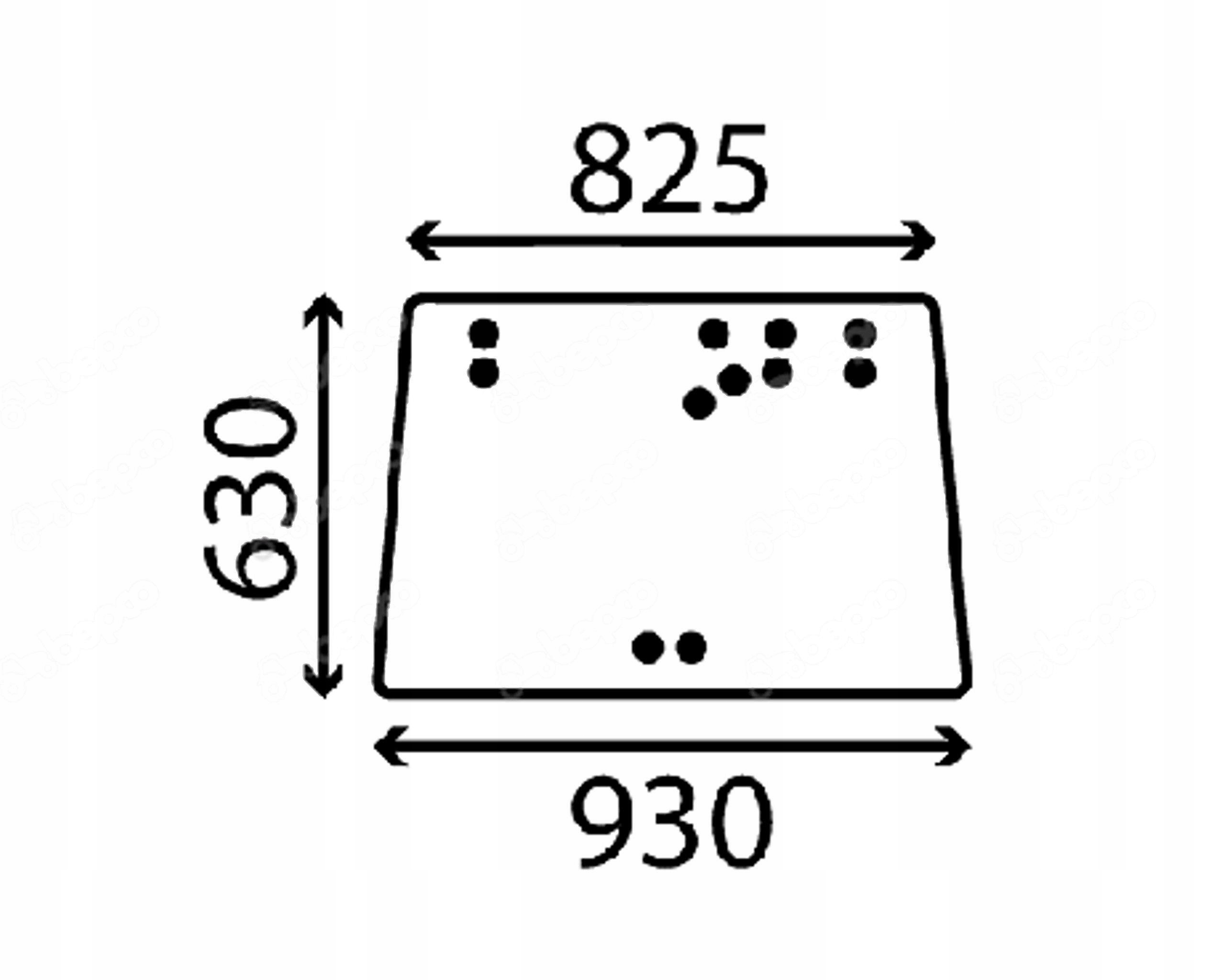 sklo traktor Kubota zadní 6C23072414
