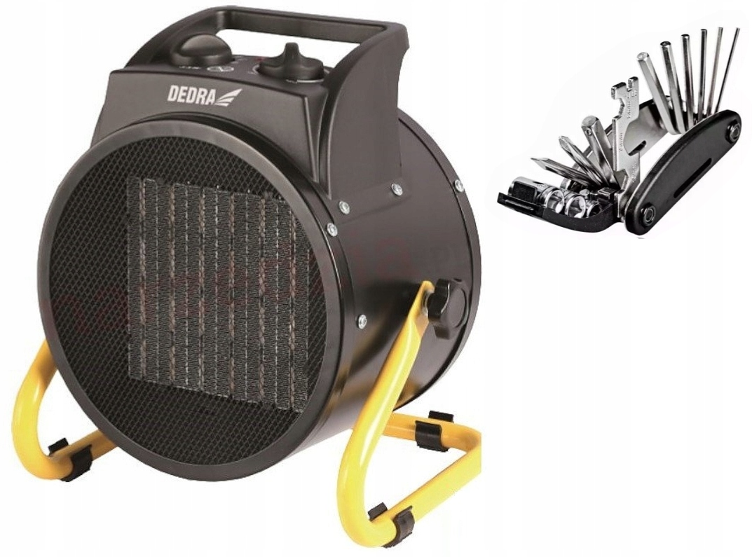 ЕЛЕКТРИЧНИЙ НАГРІВАЧ DEDRA PTC 3000W + БЕЗКОШТОВНО
