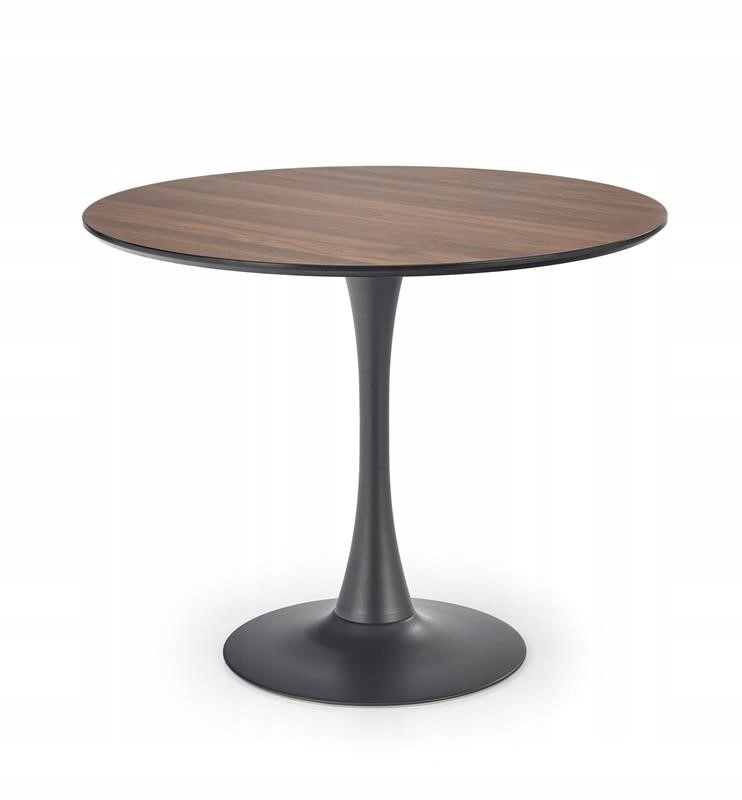 STÓŁ OKRĄGŁY DĄB ZŁOTY / CZARNY OLMO