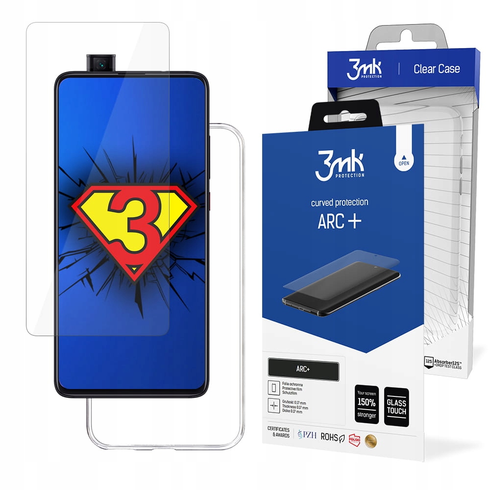 

Etui Case 3mk + Folia na cały ekran Xiaomi Mi 9T