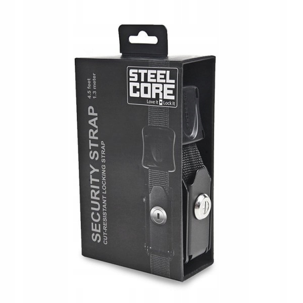 Bezpečnostný pás Kriega Steelcore 1,37 m čierny