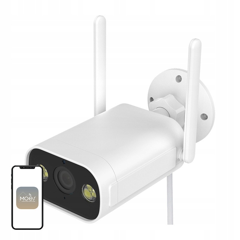 Ip kamera Moes WCM-JD-T1 Vonkajšia Wi-Fi kamera 3MP Tuya Dvojitá nočná