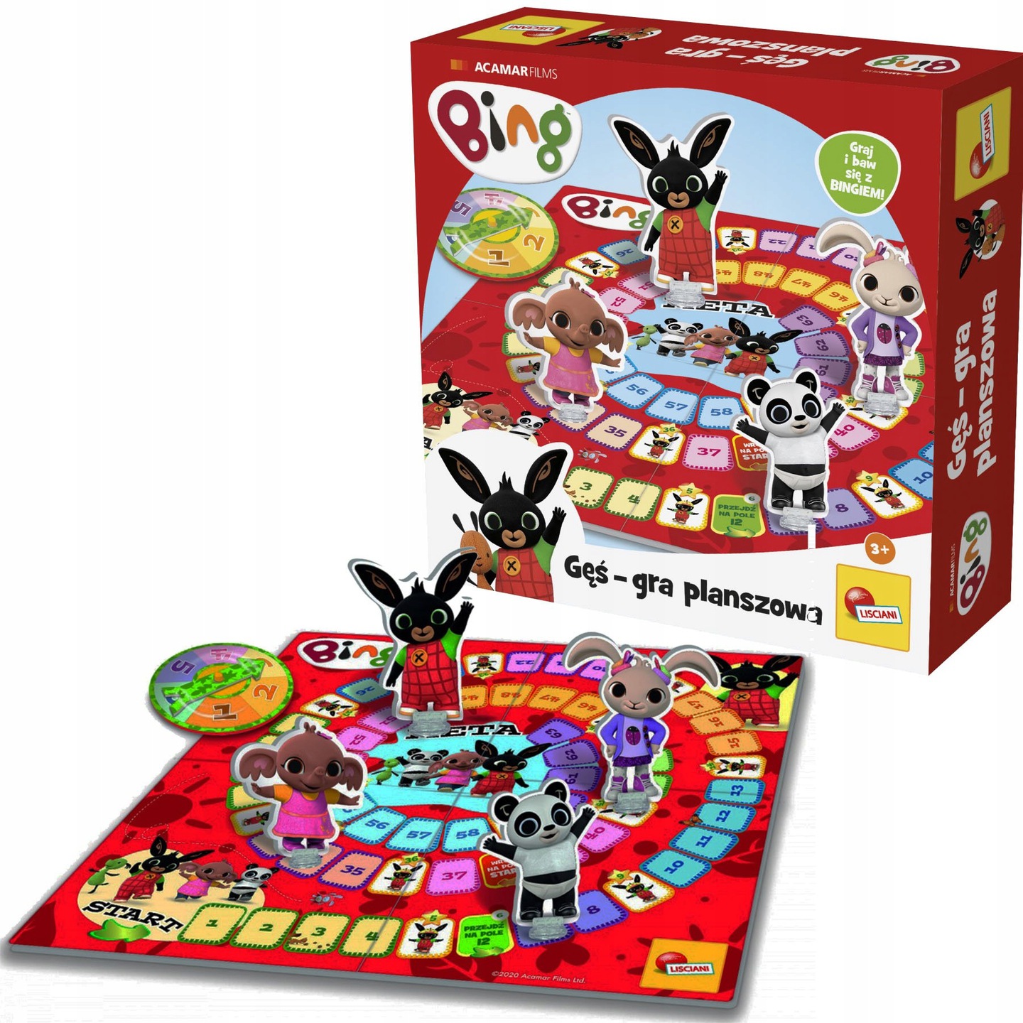 Planszówka Gra Rodzinna Planszowa Dla Dziecka 6 Lat Bing Gra planszowa Gęś