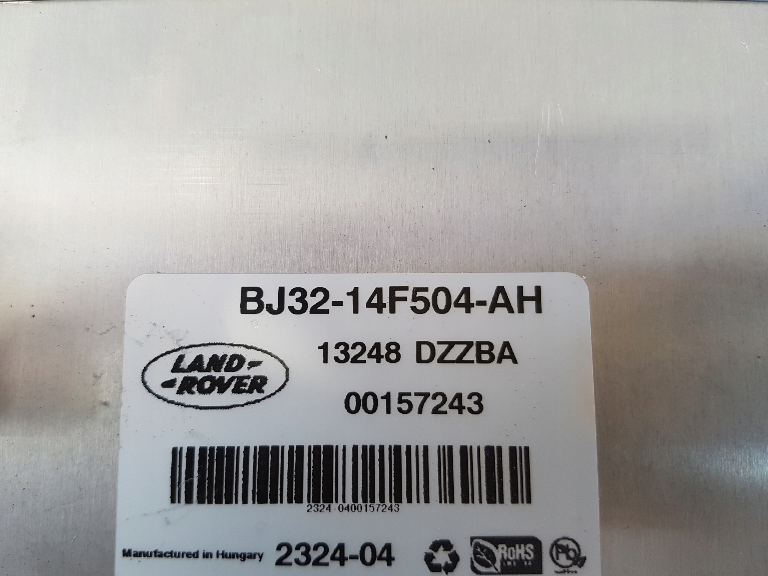 RANGE ROVER EVOQUE control unit springing module