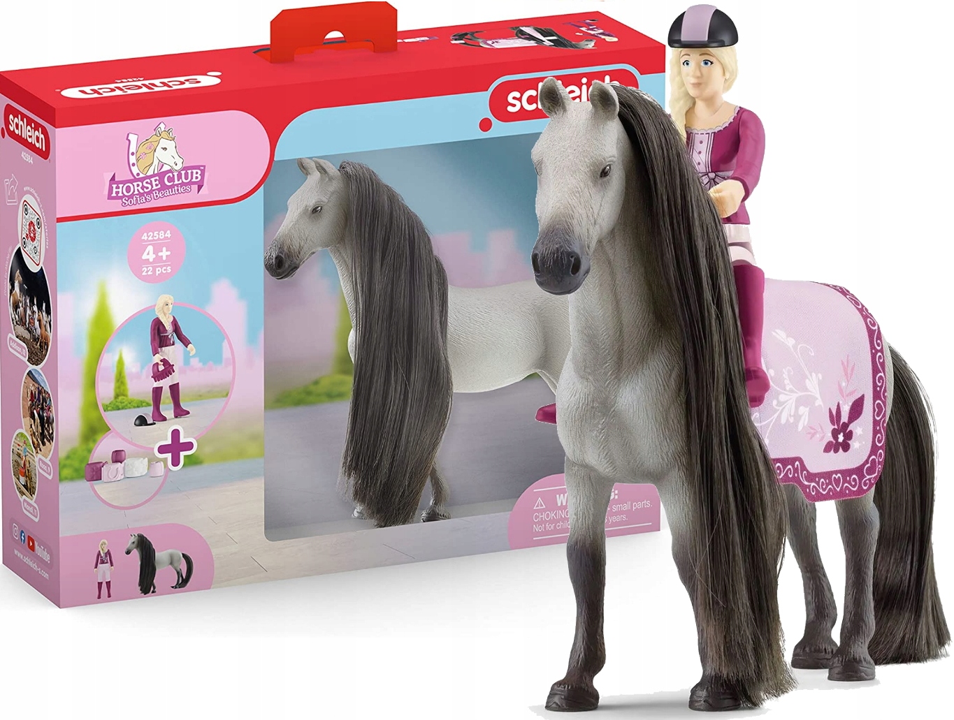 

Schleich 42584 Jeździec Sofia Koń Dusty Z Włosami
