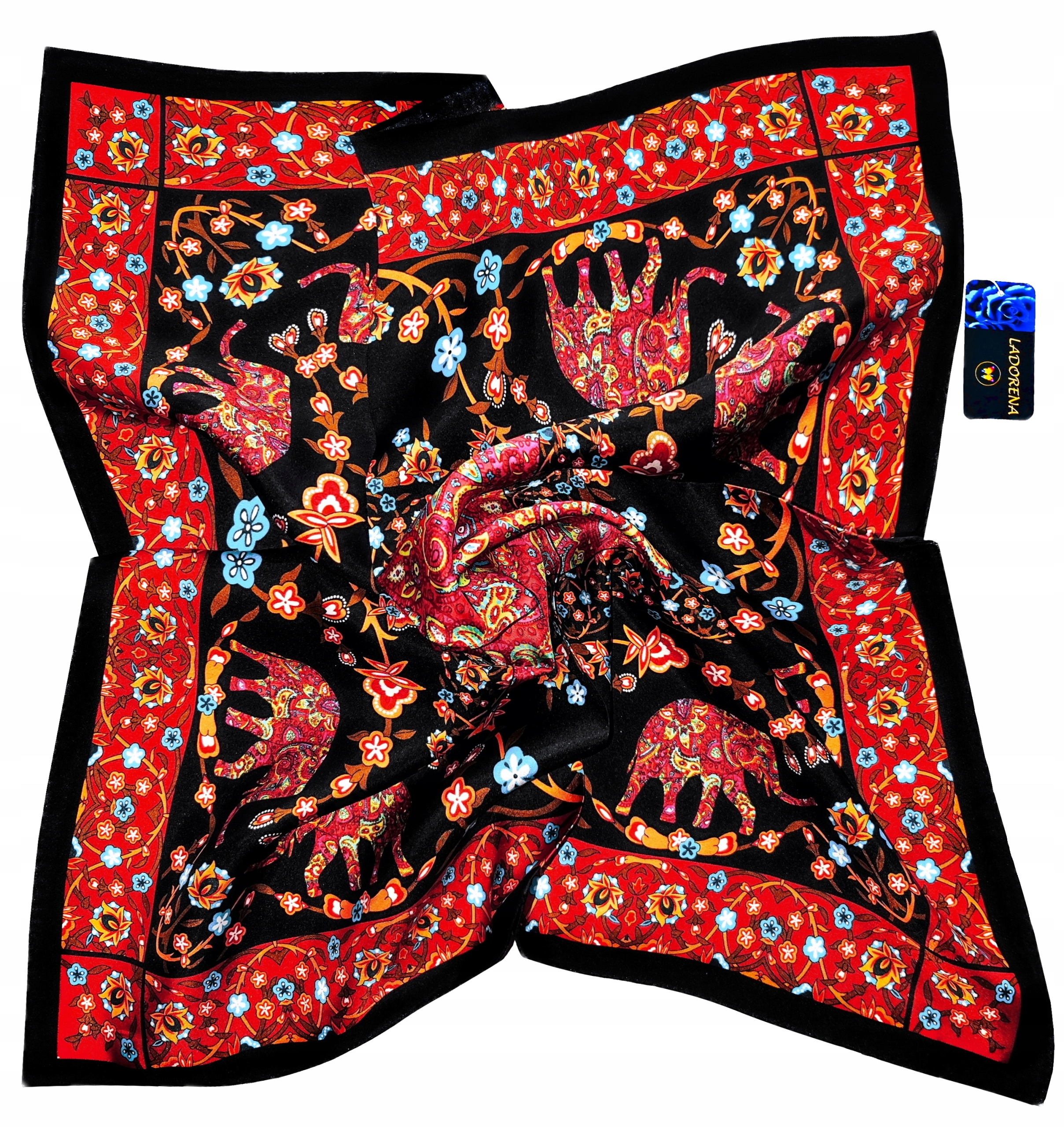 Hedvábný Šátek 100% Přírodní Hedvábí, Morušová Barva, Značka Kvality