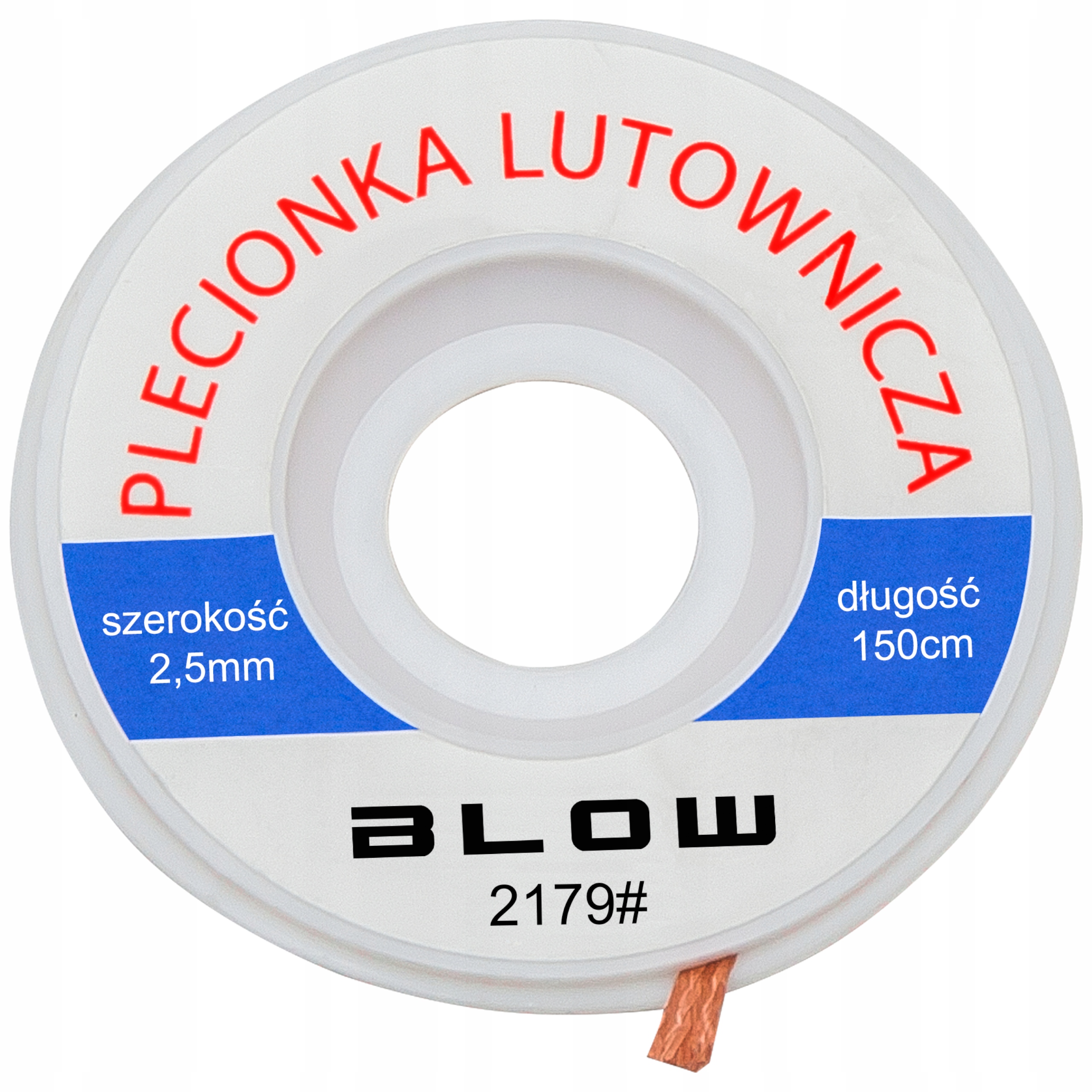 

Plecionka Do Odsysania Cyny 2,5MMx1,5M Lutownicza