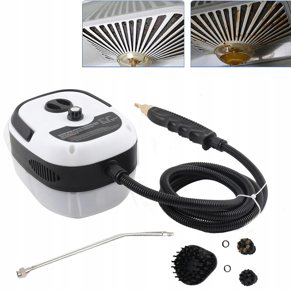 Parní Čistič Oken Steamer Parovač 2500W 3bar 1000ml Set