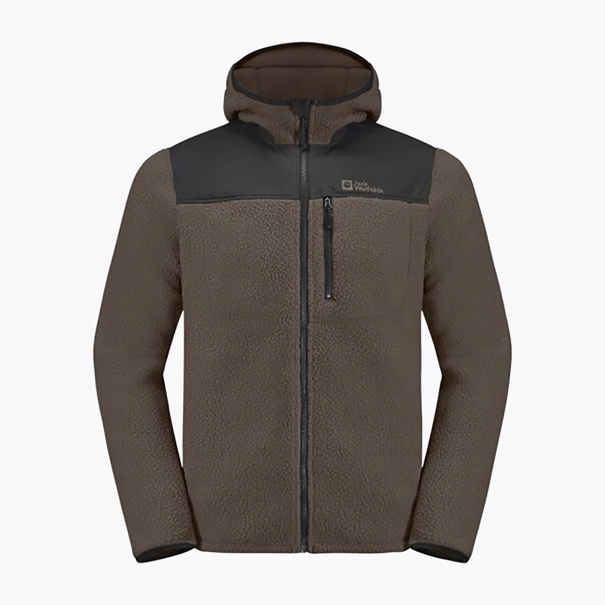 Bluza polarowa męska Jack Wolfskin Kammweg Pile Fz cold coffee S
