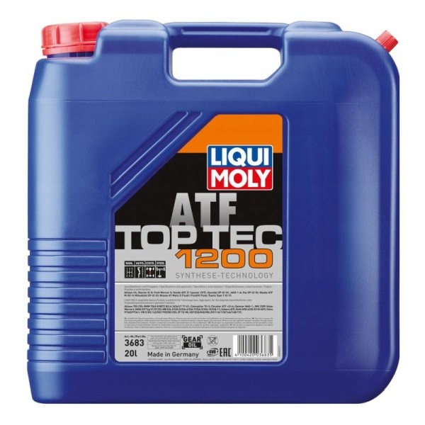 Liqui Moly Olej Atf Top Tec 1200 20 L Dex III H Honda Z1 Sp-iii T-iv