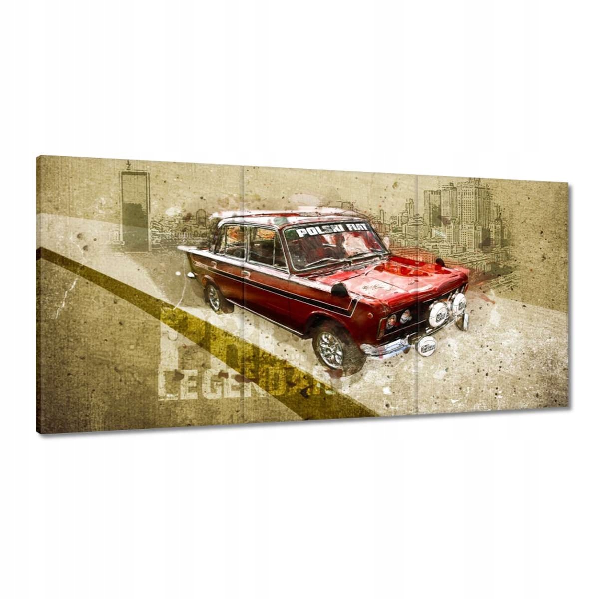 Obrazy 180x90 Fiat 125p Legenda Auto