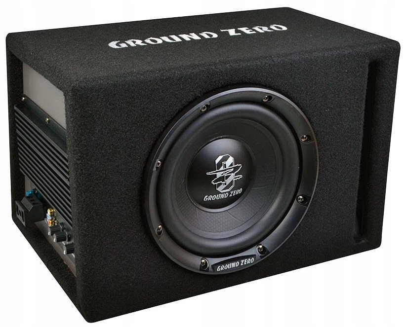 Subwoofer w skrzyni Ground Zero Gzib 20BR-ACT aktywny 20cm Moc 120W Rms