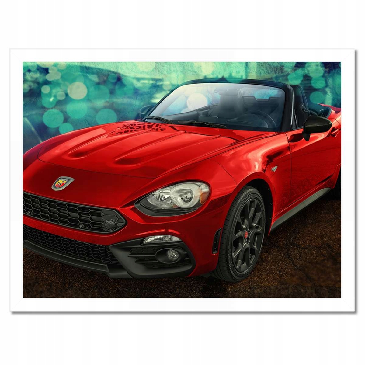 Plakáty v rámu 40x30 Fiat 124 Spider